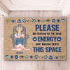 Le yoga est ma thérapie ! Tapis décoratif personnalisé pour la maison ! Cadeau de pendaison de crémaillère pour les amateurs de yoga.