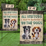 Stamped With A Paw Of Approval - Dog Personalized Custom Flag - Gift For Pet Owners, Pet Lovers