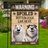 A Little Bit Rotten And A Lotta Love - Dog Personalized Custom Flag - Gift For Pet Owners, Pet Lovers