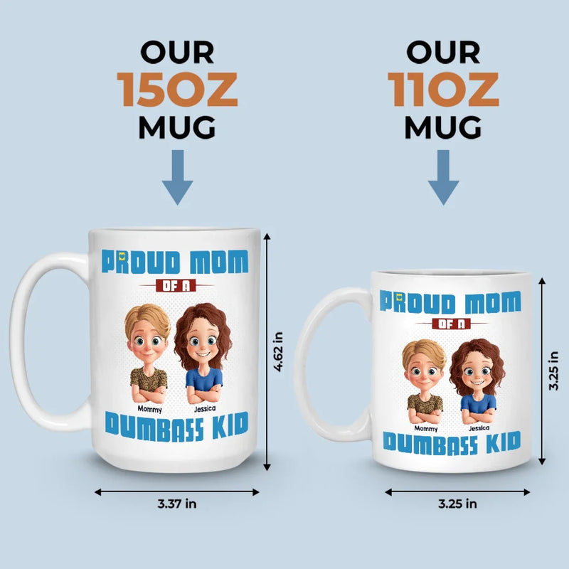My Mom Is The Greatest Of All Time - Family Personalized Custom Mug - Gift For Mom