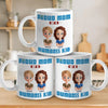 My Mom Is The Greatest Of All Time - Family Personalized Custom Mug - Gift For Mom