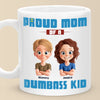 My Mom Is The Greatest Of All Time - Family Personalized Custom Mug - Gift For Mom