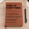 Also Known As - Coworker Personalized Custom Leather Journal - Appreciation, Retirement Gift For Coworkers, Work Friends, Colleagues