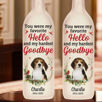 Custom Photo A Loyal Friend, A Love So Pure - Memorial Personalized Custom Bottle Lamp - Sympathy Gift For Pet Owners, Pet Lovers