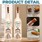 Gone But Never Forgotten - Memorial Personalized Custom Bottle Lamp - Sympathy Gift For Family