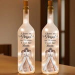 Gone But Never Forgotten - Memorial Personalized Custom Bottle Lamp - Sympathy Gift For Family