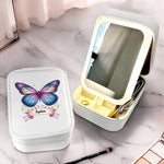 Like A Butterfly, Shine As You Transform - Family Personalized Custom Jewelry Box LED Makeup - Gift For Women
