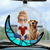 No Treat Can Match My Love For You - Dog & Cat Personalized Custom Car Ornament - Acrylic Custom Shaped - Gift For Pet Owners, Pet Lovers