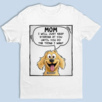 The Power Of The Puppy Stare - Dog Personalized Custom Unisex T-shirt, Premium T-shirt, Hoodie - Gift For Pet Owners, Pet Lovers