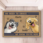 Our Security System Runs On Treats - Dog Personalized Custom Home Decor Decorative Mat - House Warming Gift For Dog Lovers, Pet Lovers