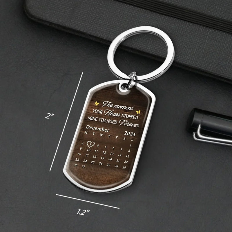 Custom Photo Your Spirit Shines On - Memorial Personalized Custom Keychain - Sympathy Gift For Family