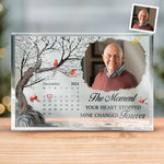 Custom Photo One Day, We’ll Meet Again In His Light - Memorial Personalized Custom Rectangle Shaped Acrylic Plaque - Sympathy Gift For Family Members