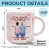 Seeing You As A Mother Is My Greatest Joy - Family Personalized Custom Marble Mug - Mother's Day, Gift For Daughter