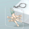A Mother’s Love Is Endless, Just Like Her Patience - Family Personalized Custom Shaped Acrylic Keychain - Mother's Day, Gift For Mom, Grandma