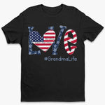 Home Is Wherever Grandma Is - Family Personalized Custom Unisex T-shirt, Premium T-shirt, Hoodie - 4th Of July, Mother's Day, Gift For Mom, Grandma