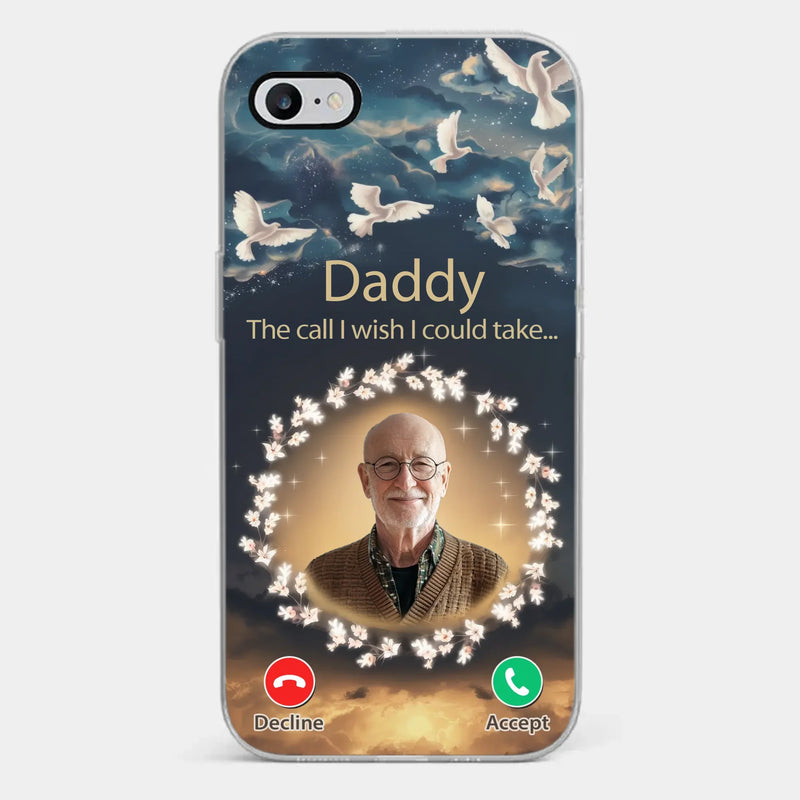 Custom Photo Because Every Memory Deserves A Special Place - Memorial Personalized Custom Clear Phone Case - Sympathy Gift For Dad, Grandpa