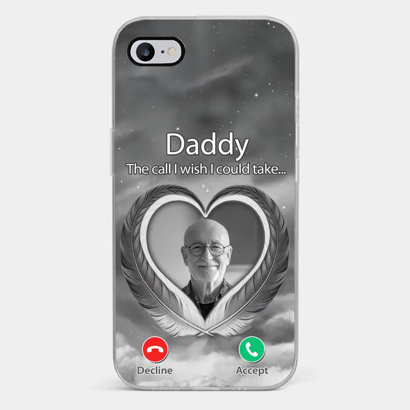 Custom Photo A Little Something To Make You Feel Connected - Memorial Personalized Custom Clear Phone Case - Sympathy Gift For Family