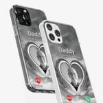 Custom Photo A Little Something To Make You Feel Connected - Memorial Personalized Custom Clear Phone Case - Sympathy Gift For Family