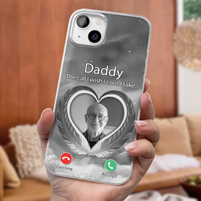 Custom Photo A Little Something To Make You Feel Connected - Memorial Personalized Custom Clear Phone Case - Sympathy Gift For Family