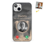 Custom Photo Because Their Love Continues To Guide You - Memorial Personalized Custom Clear Phone Case - Sympathy Gift For Family Members