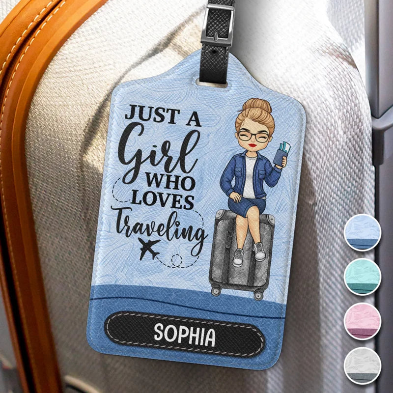 Go Where Your Heart Takes You - Travel Personalized Custom Luggage Tag - Holiday Vacation Gift, Gift For Adventure Travel Lovers