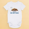 My New Best Friend - Dog Personalized Custom Baby Onesie - Baby Shower Gift, Gift For Pet Owners, Pet Lovers