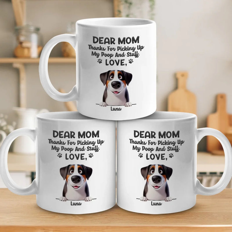A Special Thanks From Your Fur Baby - Dog Personalized Custom Mug - Gift For Pet Owners, Pet Lovers