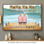 My Family Makes Me Feel Loved - Family Personalized Custom Horizontal Poster - Gift For Family