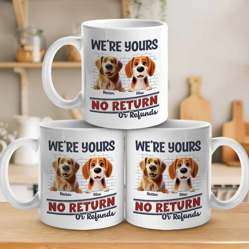 Life With Dogs, One Way Only - Dog Personalized Custom Mug - Gift For Pet Owners, Pet Lovers