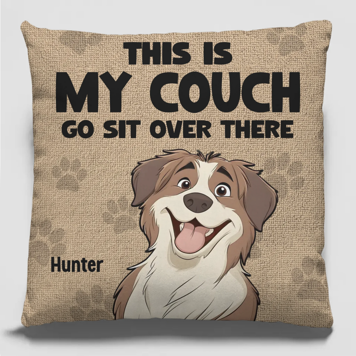 My Best Friend Comes With A Wagging Tail - Dog Personalized Custom Pillow - Gift For Pet Owners, Pet Lovers