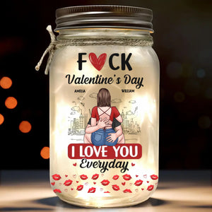 L'amour est doux, mais tu es aussi épicé - Lampe de pot Mason personnalisée pour couple - Cadeau de Saint-Valentin pour mari et femme, anniversaire