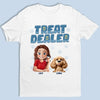 Official Treat Dealer - Dog Personalized Custom Unisex T-shirt, Premium T-shirt, Hoodie - Gift For Pet Owners, Pet Lovers