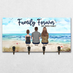 Every Family Has A Story Welcome Ours - Family Personalized Custom Home Decor Key Hanger, Key Holder - House Warming Gift For Family