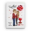 Every Love Story Is Beautiful, But Ours Is My Favorite - Couple Personalized Custom Horizontal Rectangle Shaped Building Brick Blocks - Gift For Husband Wife, Anniversary