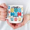 Proud Pet Mom - Dog & Cat Personalized Custom 3D Inflated Effect Printed Mug - Gift For Pet Owners, Pet Lovers