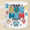 Proud Pet Mom - Dog & Cat Personalized Custom 3D Inflated Effect Printed Mug - Gift For Pet Owners, Pet Lovers