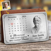 Photo personnalisée toujours à nos côtés, même invisible - Carte portefeuille personnalisée en aluminium commémorative - Cadeau de condoléances pour les membres de la famille