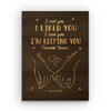You Are My Happily Ever After - Couple Personalized Custom Vertical Rectangle Shaped Building Brick Blocks - Gift For Husband Wife, Anniversary
