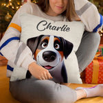 Can’t Hide From My Puppy Eyes - Dog & Cat Personalized Custom Pillow - Gift For Dog Lovers, Pet Lovers