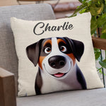 Can’t Hide From My Puppy Eyes - Dog & Cat Personalized Custom Pillow - Gift For Dog Lovers, Pet Lovers