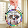 A Pup’s Peek Is A Heart’s Treat - Dog Personalized Window Hanging Suncatcher Ornament - Gift For Pet Owners, Pet Lovers