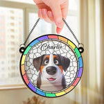 A Pup’s Peek Is A Heart’s Treat - Dog Personalized Window Hanging Suncatcher Ornament - Gift For Pet Owners, Pet Lovers