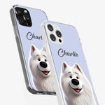 Little Snoot, Big Love - Dog & Cat Personalized Custom Clear Phone Case - Gift For Dog Lovers, Pet Owners