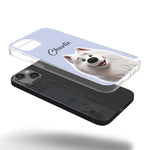 Little Snoot, Big Love - Dog & Cat Personalized Custom Clear Phone Case - Gift For Dog Lovers, Pet Owners