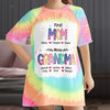 A Grandmother’s Love Never Fades - Family Personalized Custom Women's Sleep Tee - Mother's Day Gift For Mom, Grandma