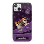 Furry Friends Make Life Better - Dog & Cat Personalized Custom Clear Phone Case - Gift For Pet Owners, Pet Lovers