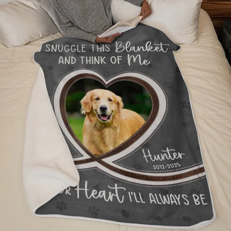 Custom Photo You Were Family - Memorial Personalized Custom Blanket - Sympathy Gift For Dog Lovers, Pet Owners