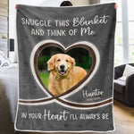 Custom Photo You Were Family - Memorial Personalized Custom Blanket - Sympathy Gift For Dog Lovers, Pet Owners