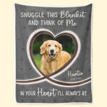 Custom Photo You Were Family - Memorial Personalized Custom Blanket - Sympathy Gift For Dog Lovers, Pet Owners