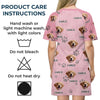 Custom Photo Pure Joy Comes From Wagging Tails - Dog & Cat Personalized Custom Women's Sleep Tee - Gift For Pet Owners, Pet Lovers